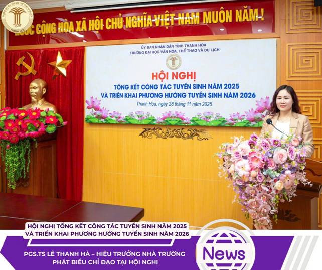 C&oacute; thể l&agrave; h&igrave;nh ảnh về &lrm;ph&ograve;ng tin tức v&agrave; &lrm;văn bản cho biết '&lrm;MU&Ocirc;N NĂMH! ثار TLEST G&Ocirc;NG H&Ograve;A X&Atilde; HỘI CHỦ NGHĨA-VIỆT-NAM NGHĨA لن BAN NH&Acirc;N ĐĂN T&Iacute;NH THANH H&Oacute;A LỊCH TRƯỜNG HỌC VẪN H&Oacute;A, THẾ THAO HỘI NGHỊ TỐNG KET C&Ocirc;NG T&Aacute;C TUYỀN SINH NĂM 2025 V&Agrave; TRIỂN KHAI PHƯƠNG HƯƠNG TUYẾN SINH NĂM 2026 Thanh Hỏa, ng&agrave;y 28 th&aacute;ng 11 nấm 2025 د HỘI NGHỊ TỔNG KẾT C&Ocirc;NG T&Aacute;C TUYỂN SINH NĂM 2025 V&Agrave; TRIỂN KHAI PHƯƠNG HƯỚNG TUYỂN SINH NĂM 2026 PGS.TS TS L&Ecirc; THANH H&Agrave; HIỆU TRƯỜNG NH&Agrave; TRƯỜNG PH&Aacute;T BIỀU CHỈ ĐẠO TAI HỘI NGHỊ News&lrm;'&lrm;&lrm;